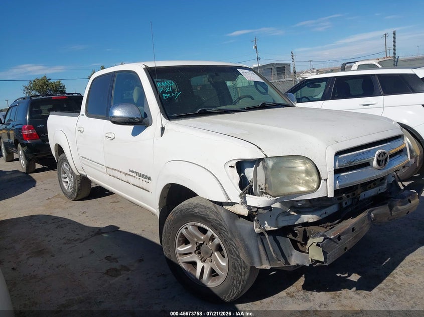 2005 Toyota Tundra VIN 5TBDT441X5S495386 IAAI salvage auction — FRONT END, Salvage (California), sold $1,450 on 2026-08-02 (photo 1)