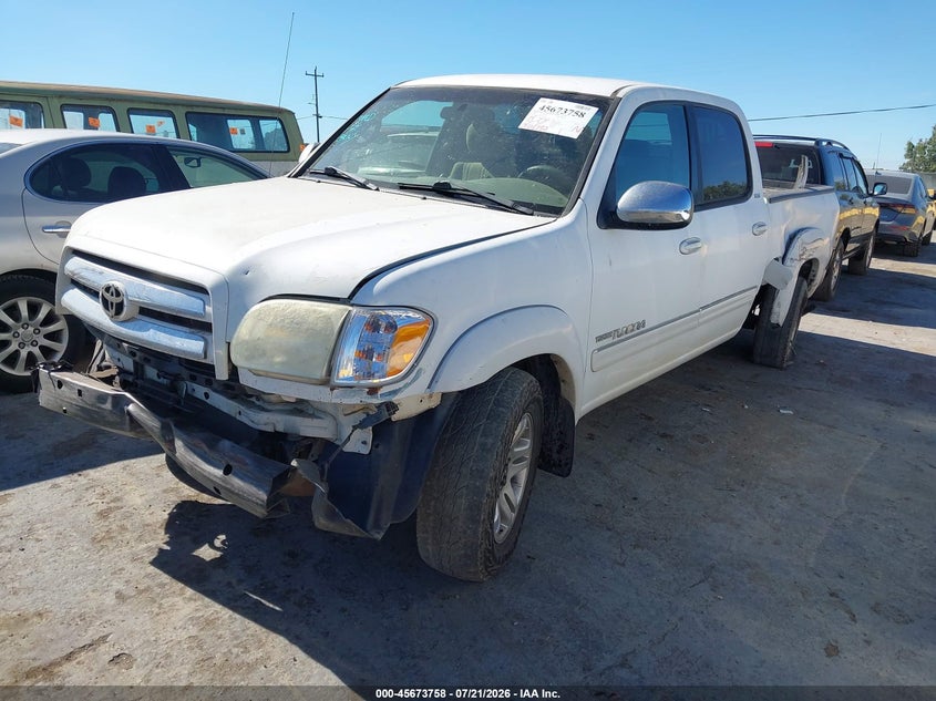 2005 Toyota Tundra VIN 5TBDT441X5S495386 IAAI salvage auction — FRONT END, Salvage (California), sold $1,450 on 2026-08-02 (photo 2)