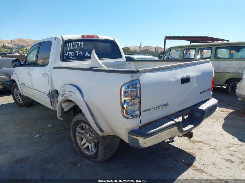 2005 Toyota Tundra VIN 5TBDT441X5S495386 IAAI salvage auction — FRONT END, Salvage (California), sold $1,450 on 2026-08-02 (photo 3)