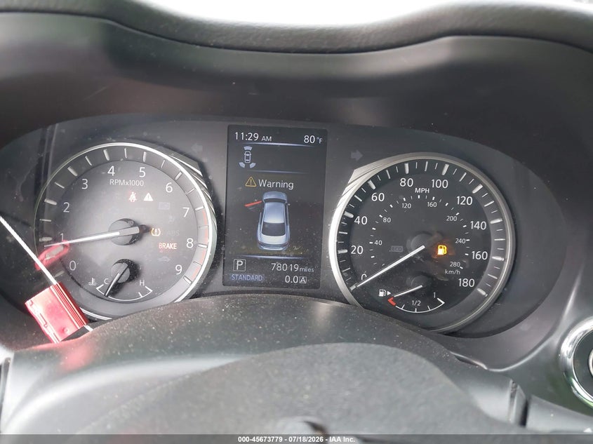 2019 Infiniti Q50 VIN JN1EV7AR8KM593473 IAAI salvage auction — SIDE, Salvage Title, sold $4,400 on 2026-09-30 (photo 7)