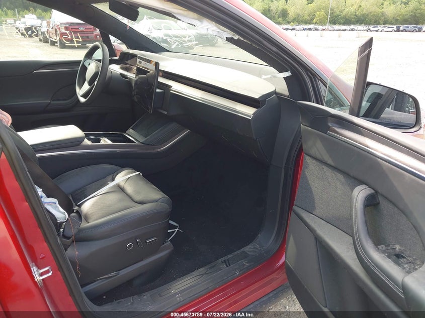 2023 Tesla Model x VIN 7SAXCDE57PF420998 IAAI salvage auction — FRONT END, Salvage Title, sold $18,600 on 2026-08-20 (photo 5)