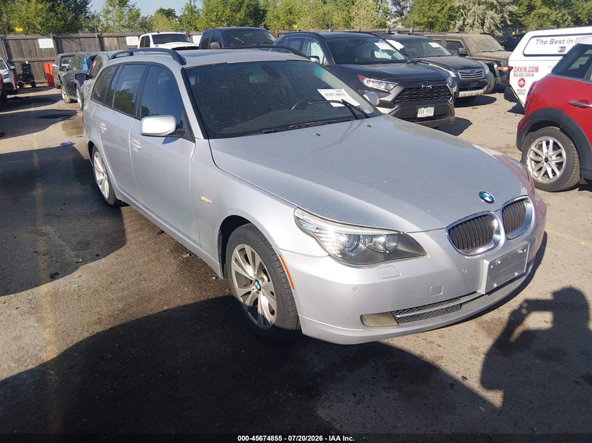 2009 BMW 5 series VIN WBAPT73529CX02433 IAAI salvage auction — NORMAL WEAR, Clear (Colorado), sold $425 on 2026-07-28 (photo 1)