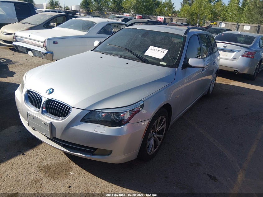 2009 BMW 5 series VIN WBAPT73529CX02433 IAAI salvage auction — NORMAL WEAR, Clear (Colorado), sold $425 on 2026-07-28 (photo 2)