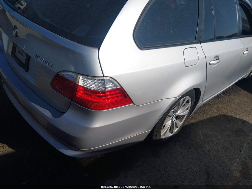 2009 BMW 5 series VIN WBAPT73529CX02433 IAAI salvage auction — NORMAL WEAR, Clear (Colorado), sold $425 on 2026-07-28 (photo 6)