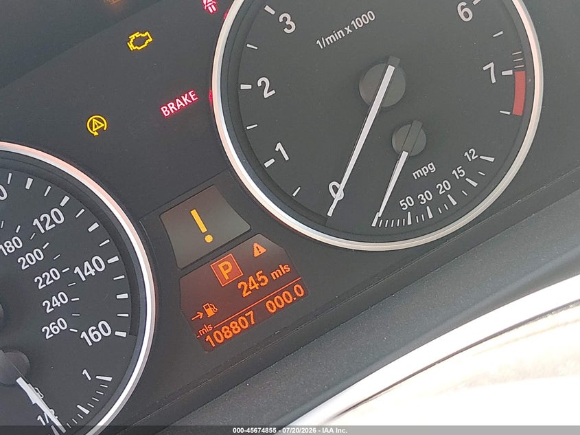 2009 BMW 5 series VIN WBAPT73529CX02433 IAAI salvage auction — NORMAL WEAR, Clear (Colorado), sold $425 on 2026-07-28 (photo 7)