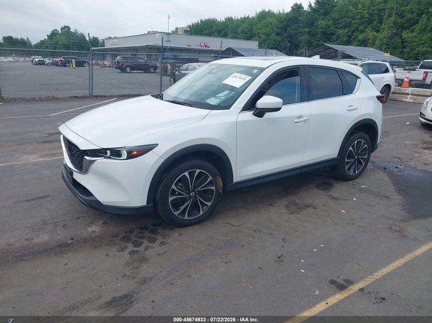 2023 Mazda Cx-5 VIN JM3KFBDM1P0158221 IAAI salvage auction — RIGHT SIDE, Salvage Title, sold $9,500 on 2026-07-30 (photo 2)