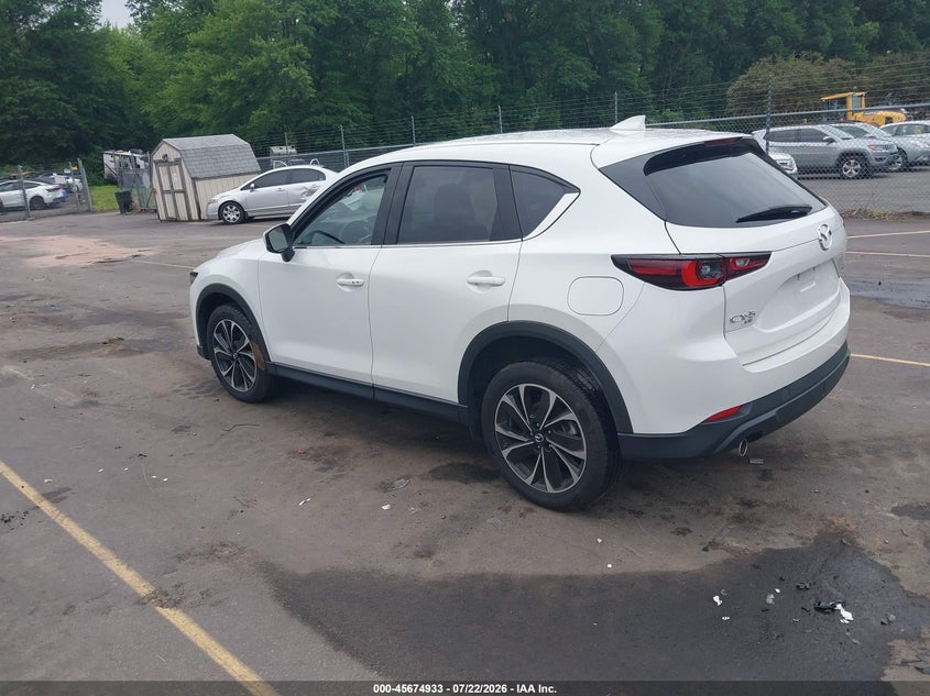 2023 Mazda Cx-5 VIN JM3KFBDM1P0158221 IAAI salvage auction — RIGHT SIDE, Salvage Title, sold $9,500 on 2026-07-30 (photo 3)
