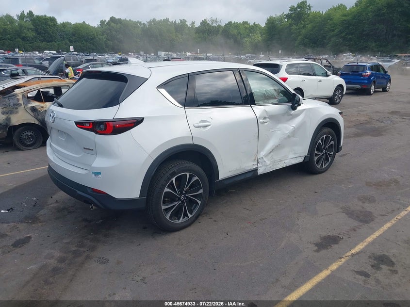 2023 Mazda Cx-5 VIN JM3KFBDM1P0158221 IAAI salvage auction — RIGHT SIDE, Salvage Title, sold $9,500 on 2026-07-30 (photo 4)