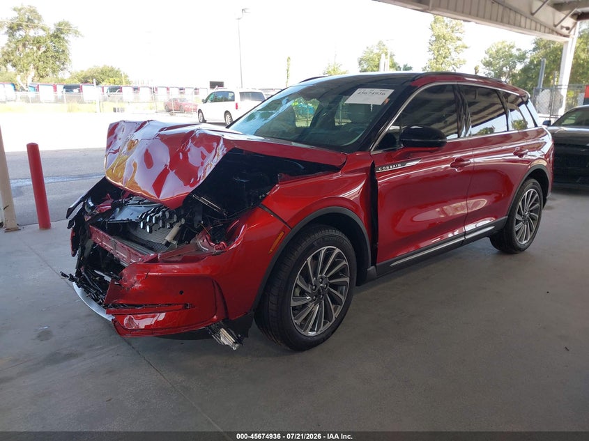 2025 Lincoln Corsair VIN 5LMCJ2CA1SUL08275 IAAI salvage auction — FRONT END, Wait Title, sold $4,650 on 2026-09-05 (photo 2)