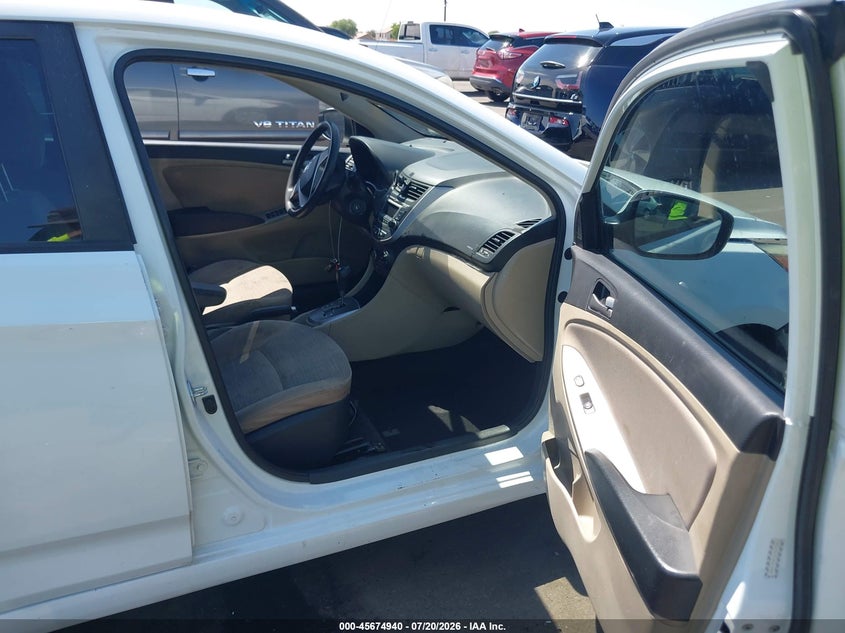 2016 Hyundai Accent VIN KMHCT4AE1GU123908 IAAI salvage auction — FRONT END, Salvage Title, sold $800 on 2026-07-31 (photo 5)