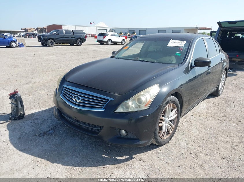 2010 Infiniti G37 VIN JN1CV6AP8AM200537 IAAI salvage auction — NORMAL WEAR, Original (Texas), sold $25 on 2026-07-29 (photo 2)