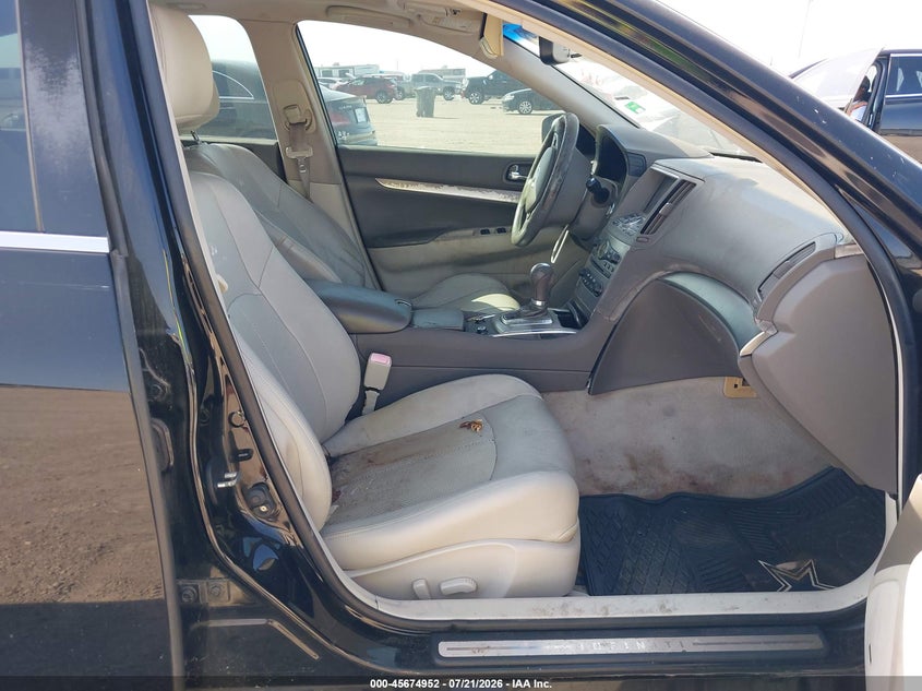2010 Infiniti G37 VIN JN1CV6AP8AM200537 IAAI salvage auction — NORMAL WEAR, Original (Texas), sold $25 on 2026-07-29 (photo 5)
