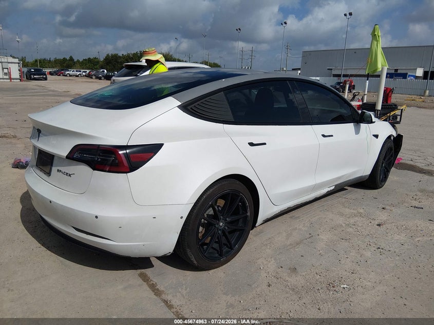 2021 Tesla Model 3 VIN 5YJ3E1EA5MF016689 IAAI salvage auction — FRONT END, Original (Texas), sold $4,850 on 2026-09-03 (photo 4)
