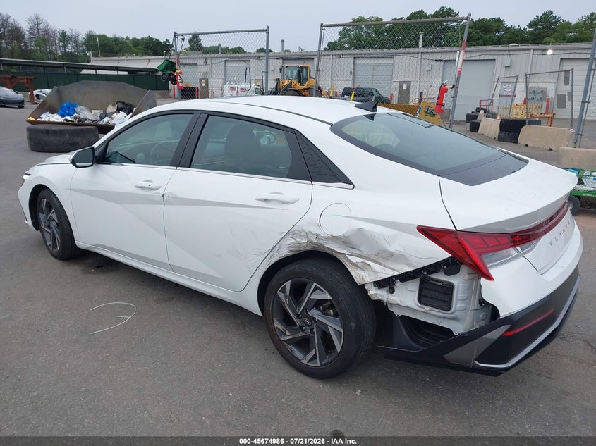 2025 Hyundai Elantra VIN KMHLS4DG1SU862401 IAAI salvage auction — SIDE, Mv-907A (New York), sold $7,400 on 2026-08-01 (photo 6)