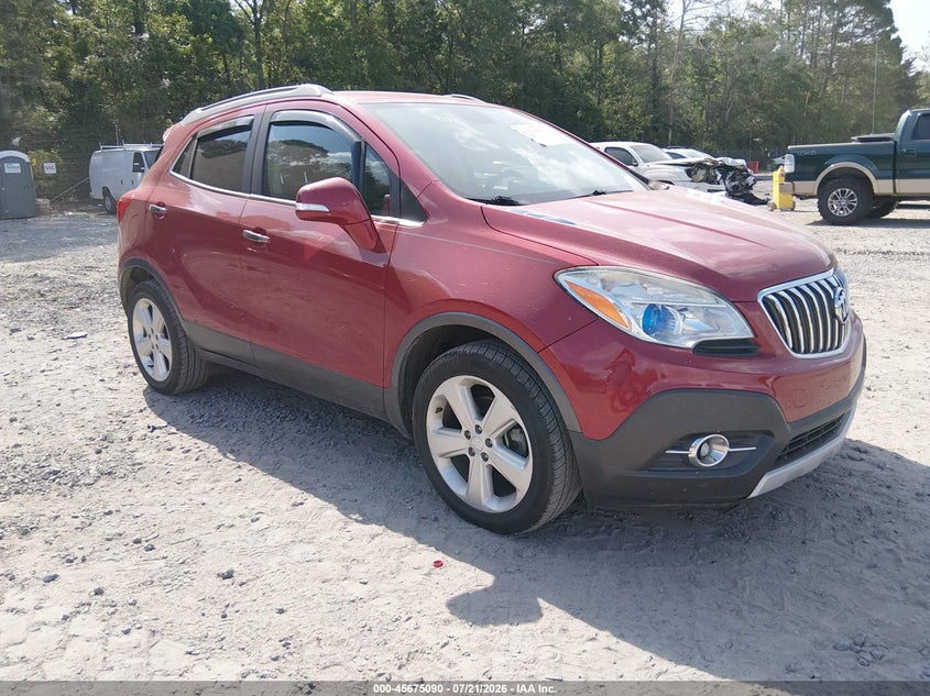 2015 Buick Encore VIN KL4CJBSB5FB118881 IAAI salvage auction — LEFT SIDE, Salvage Title, sold $600 on 2026-09-22 (photo 1)