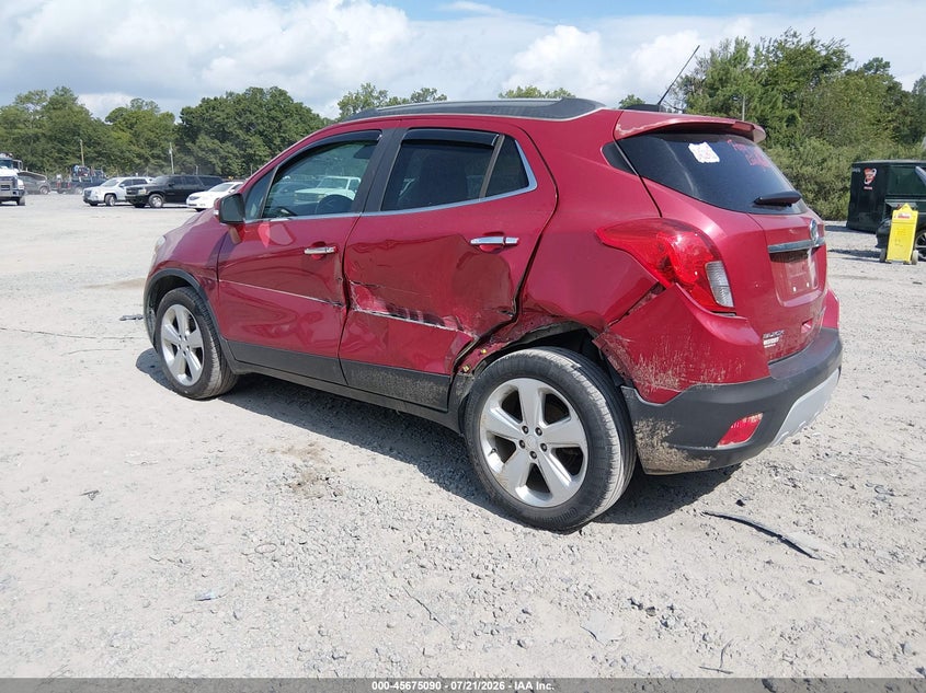 2015 Buick Encore VIN KL4CJBSB5FB118881 IAAI salvage auction — LEFT SIDE, Salvage Title, sold $600 on 2026-09-22 (photo 3)