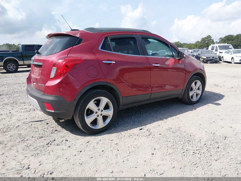 2015 Buick Encore VIN KL4CJBSB5FB118881 IAAI salvage auction — LEFT SIDE, Salvage Title, sold $600 on 2026-09-22 (photo 4)
