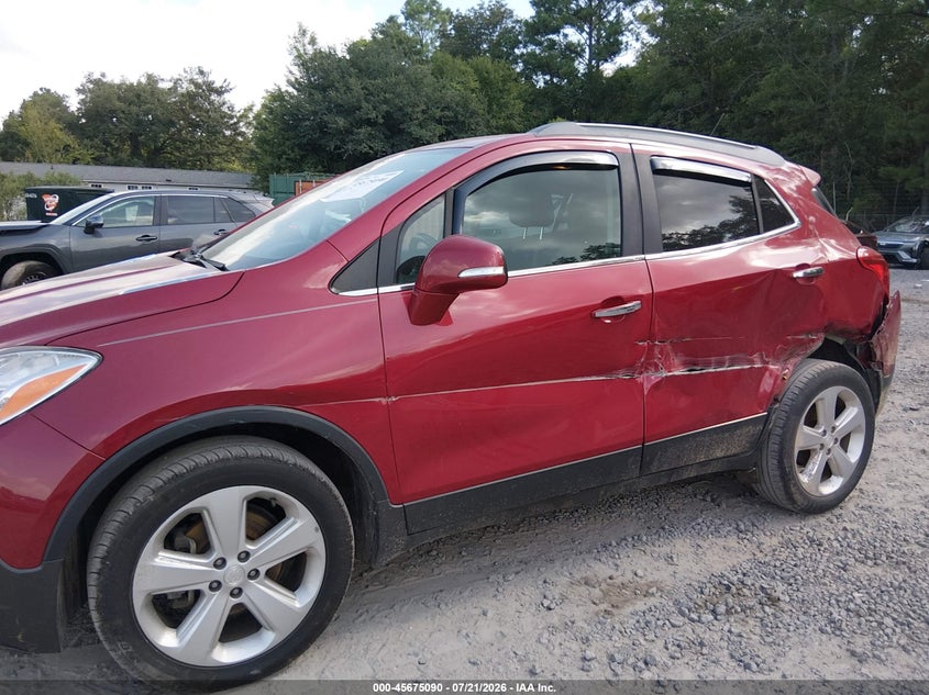 2015 Buick Encore VIN KL4CJBSB5FB118881 IAAI salvage auction — LEFT SIDE, Salvage Title, sold $600 on 2026-09-22 (photo 6)