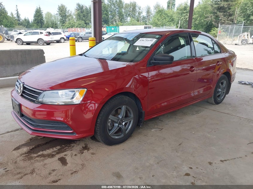 2016 Volkswagen Jetta VIN 3VW267AJXGM246887 IAAI salvage auction — RIGHT SIDE, Salvage Title, sold $625 on 2026-08-03 (photo 2)