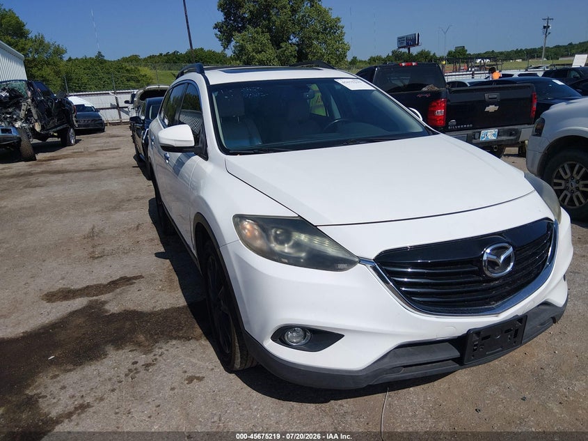 2015 Mazda Cx-9 VIN JM3TB3DAXF0459306 IAAI salvage auction — HAIL, Clear (Arkansas), sold $25 on 2026-07-29 (photo 1)