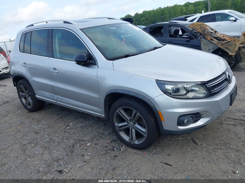 2017 Volkswagen Tiguan VIN WVGUV7AX2HW509602 IAAI salvage auction — REAR END, Salvage (Georgia), sold $3,025 on 2026-08-19 (photo 1)
