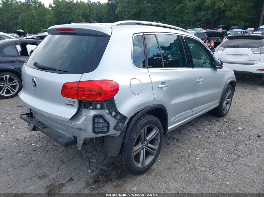2017 Volkswagen Tiguan VIN WVGUV7AX2HW509602 IAAI salvage auction — REAR END, Salvage (Georgia), sold $3,025 on 2026-08-19 (photo 4)