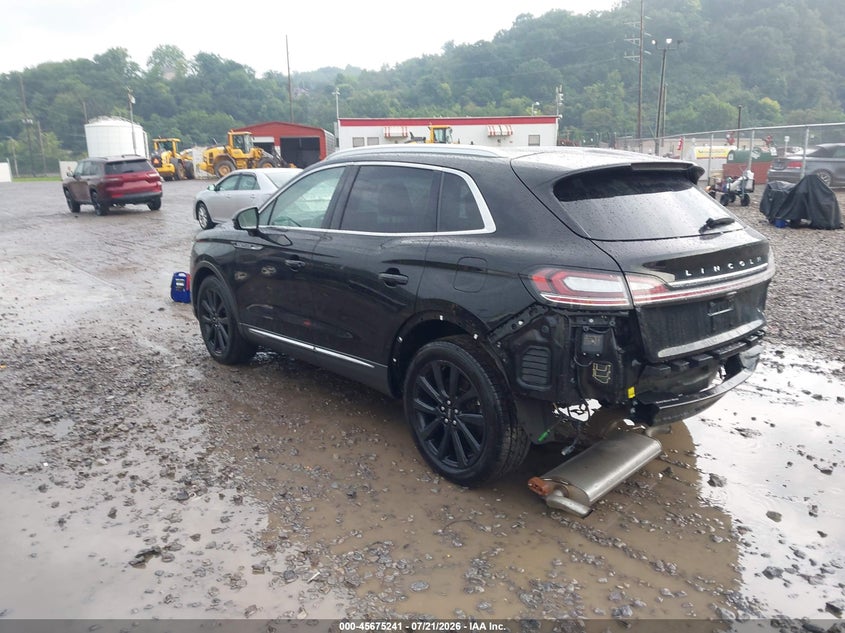 2023 Lincoln Nautilus VIN 2LMPJ8K90PBL07991 IAAI salvage auction — REAR END, Salvage Title, sold $12,000 on 2026-08-01 (photo 3)