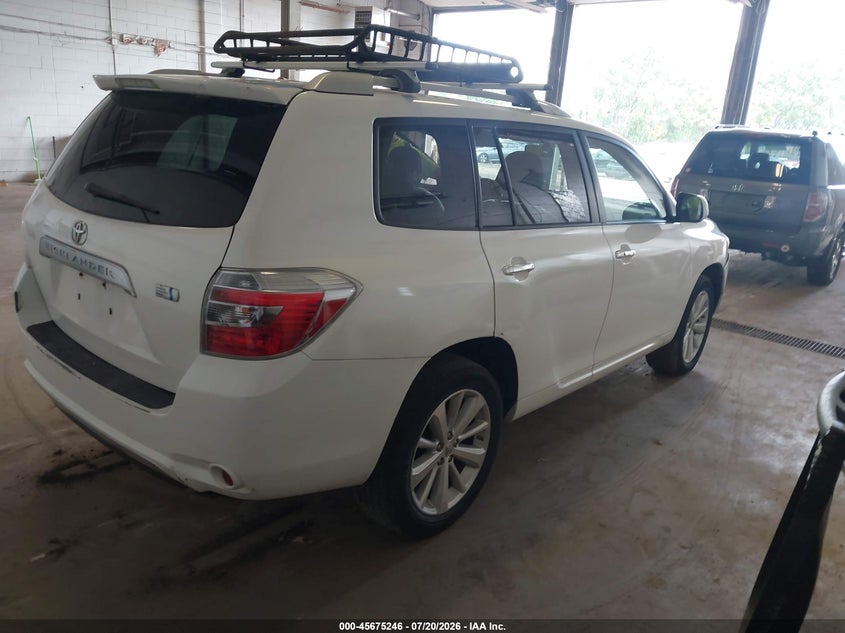 2008 Toyota Highlander hybrid VIN JTEEW41A782010359 IAAI salvage auction — LEFT FRONT, Prior Salvage (Minnesota), sold $25 on 2026-07-29 (photo 4)