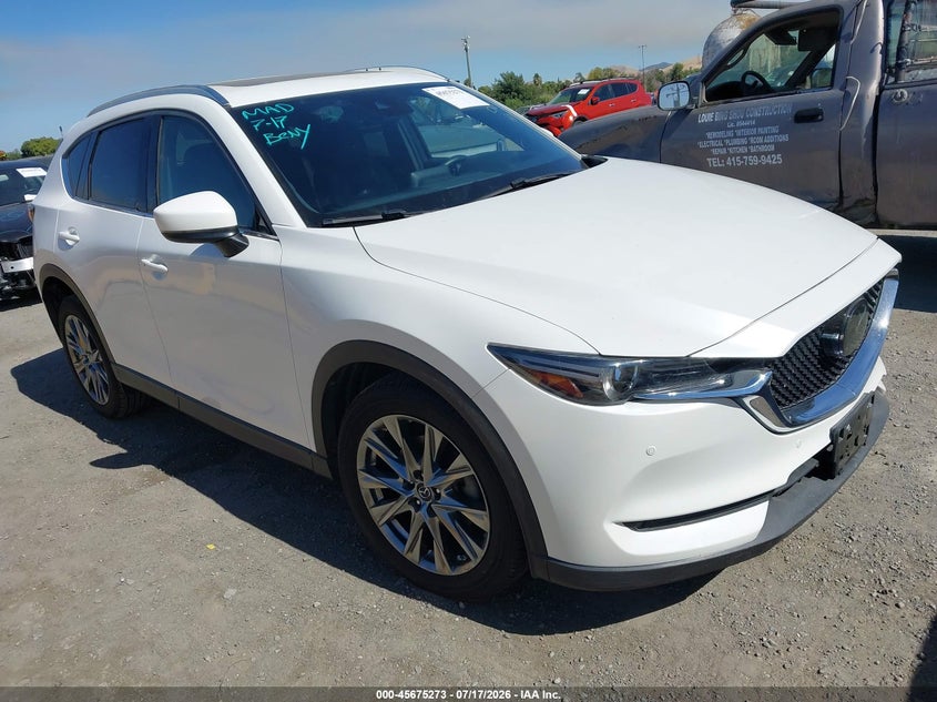 2019 Mazda Cx-5 VIN JM3KFBEY4K0564102 IAAI salvage auction — LEFT FRONT, Clear - Dealer Only (California), sold $8,450 on 2026-07-30 (photo 1)