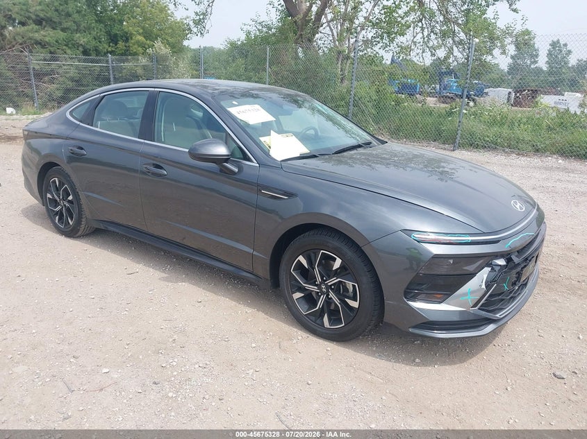 2024 Hyundai Sonata VIN KMHL64JA6RA410685 IAAI salvage auction — FRONT END, Enterprise Vehicles Clear Only (Minnesota), sold $6,600 on 2026-07-28 (photo 1)