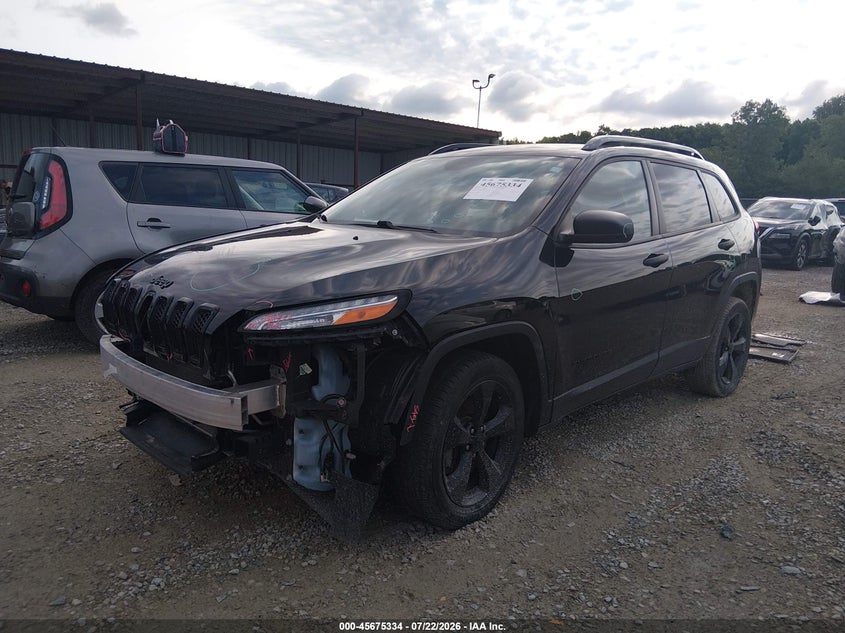 2017 Jeep Cherokee VIN 1C4PJLAS2HW654472 IAAI salvage auction — FRONT END, Salvage Title, sold $1,950 on 2026-08-14 (photo 2)