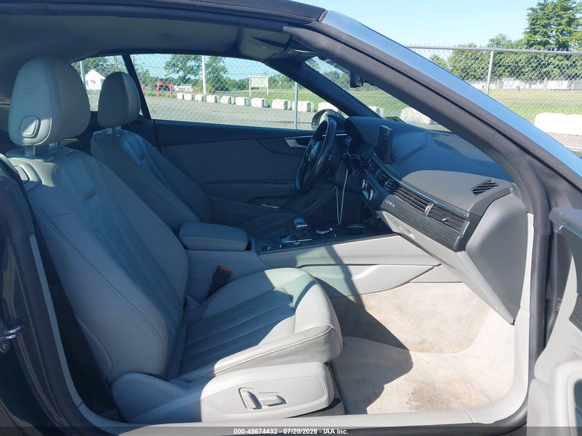 2018 Audi A5 VIN WAUYNGF55JN015806 IAAI salvage auction — FRONT END, Wait Title, sold $25 on 2026-07-30 (photo 5)