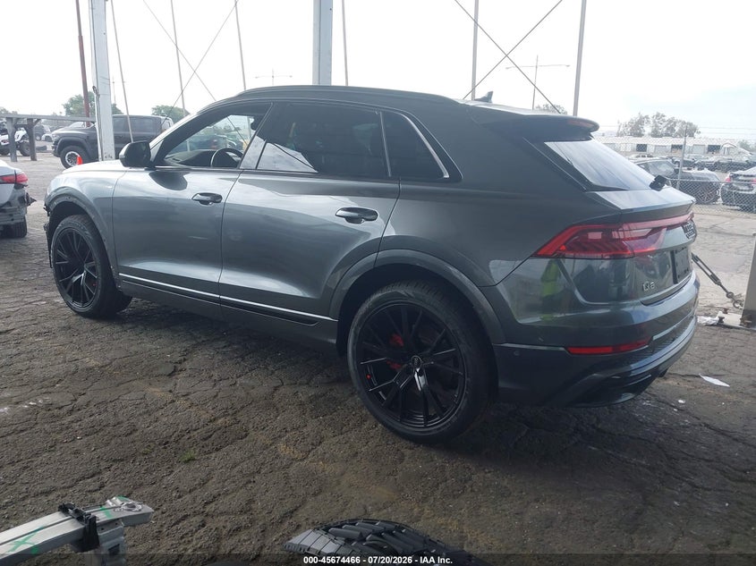 2019 Audi Q8 VIN WA1EVAF1XKD031114 IAAI salvage auction — FRONT END, Salvage (California), sold $13,600 on 2026-07-31 (photo 3)