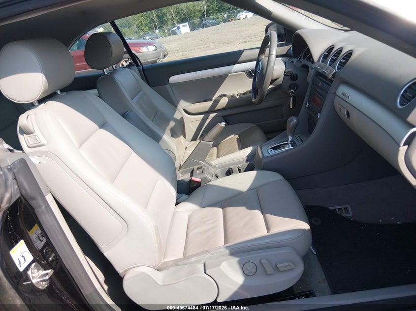 2009 Audi A4 VIN WAUDF48H19K000315 IAAI salvage auction — NORMAL WEAR, Clear (New Jersey), sold $550 on 2026-07-30 (photo 5)