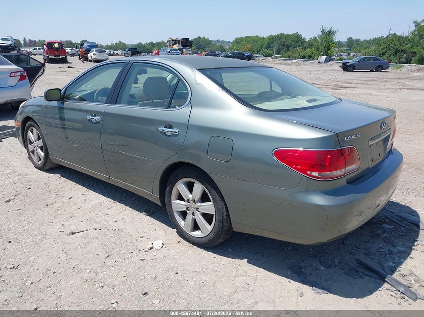 2005 Lexus Es 330 VIN JTHBA30G455065625 IAAI salvage auction — NORMAL WEAR, Clear (Pennsylvania), sold $550 on 2026-07-31 (photo 3)