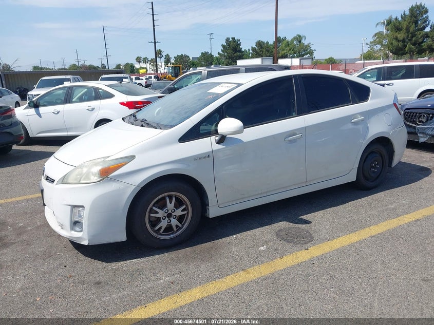 2010 Toyota Prius VIN JTDKN3DU2A0007025 IAAI salvage auction — NORMAL WEAR, Clear - Dealer Only (California), sold $525 on 2026-07-28 (photo 2)