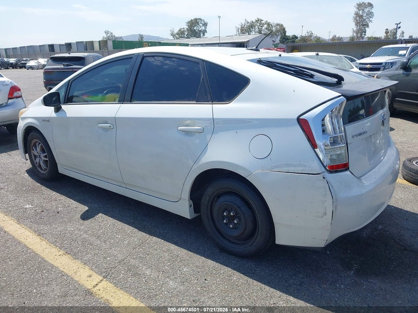 2010 Toyota Prius VIN JTDKN3DU2A0007025 IAAI salvage auction — NORMAL WEAR, Clear - Dealer Only (California), sold $525 on 2026-07-28 (photo 3)