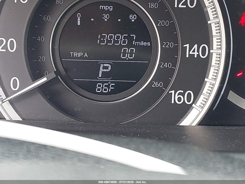 2013 Honda Accord VIN 1HGCR2F77DA259315 IAAI salvage auction — UNKNOWN, Salvage (Pennsylvania), sold $2,350 on 2026-07-30 (photo 6)