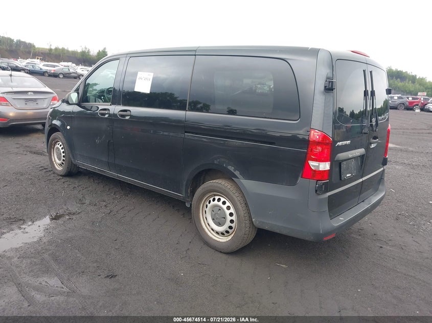 2019 Mercedes-benz Metris VIN WD4PG2EE4K3521112 IAAI salvage auction — SIDE, Salvage (Pennsylvania), sold $4,550 on 2026-07-26 (photo 3)