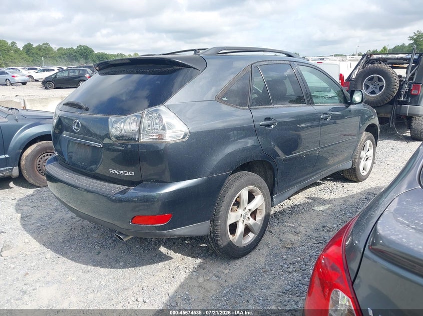 2004 Lexus Rx 330 VIN JTJHA31U740028089 IAAI salvage auction — NORMAL WEAR, Clear (Georgia), sold $1,100 on 2026-07-28 (photo 4)