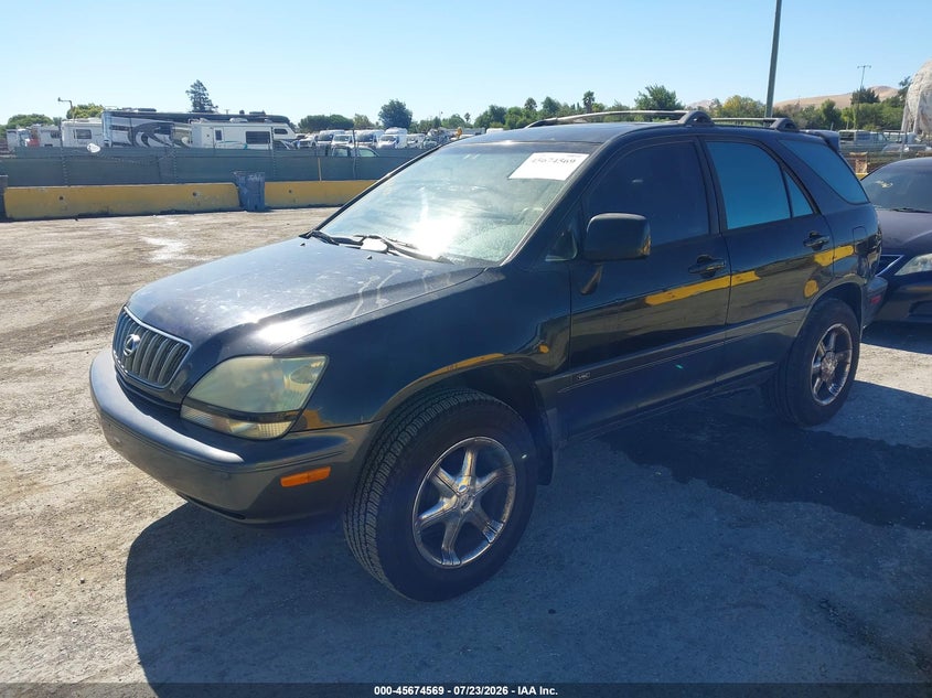 2002 Lexus Rx 300 VIN JTJGF10U720119766 IAAI salvage auction — NORMAL WEAR, Clear - Dealer Only (California), sold $725 on 2026-07-30 (photo 2)