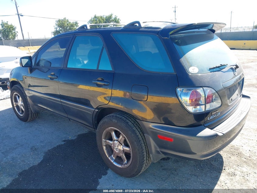 2002 Lexus Rx 300 VIN JTJGF10U720119766 IAAI salvage auction — NORMAL WEAR, Clear - Dealer Only (California), sold $725 on 2026-07-30 (photo 3)