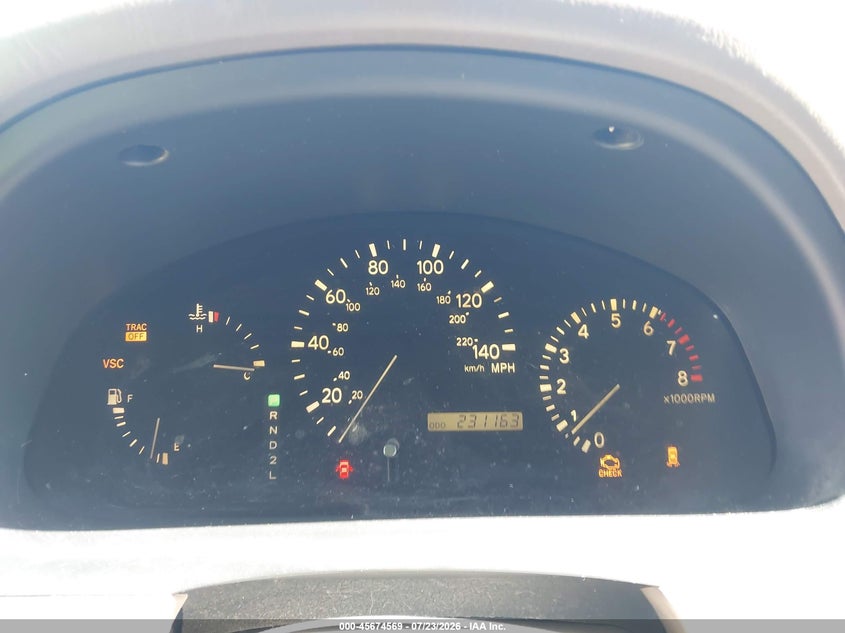 2002 Lexus Rx 300 VIN JTJGF10U720119766 IAAI salvage auction — NORMAL WEAR, Clear - Dealer Only (California), sold $725 on 2026-07-30 (photo 7)