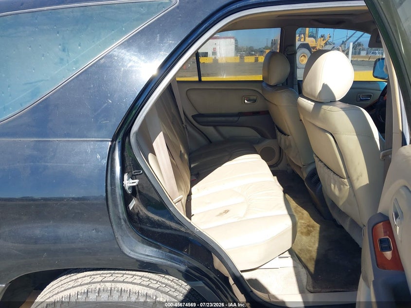 2002 Lexus Rx 300 VIN JTJGF10U720119766 IAAI salvage auction — NORMAL WEAR, Clear - Dealer Only (California), sold $725 on 2026-07-30 (photo 8)