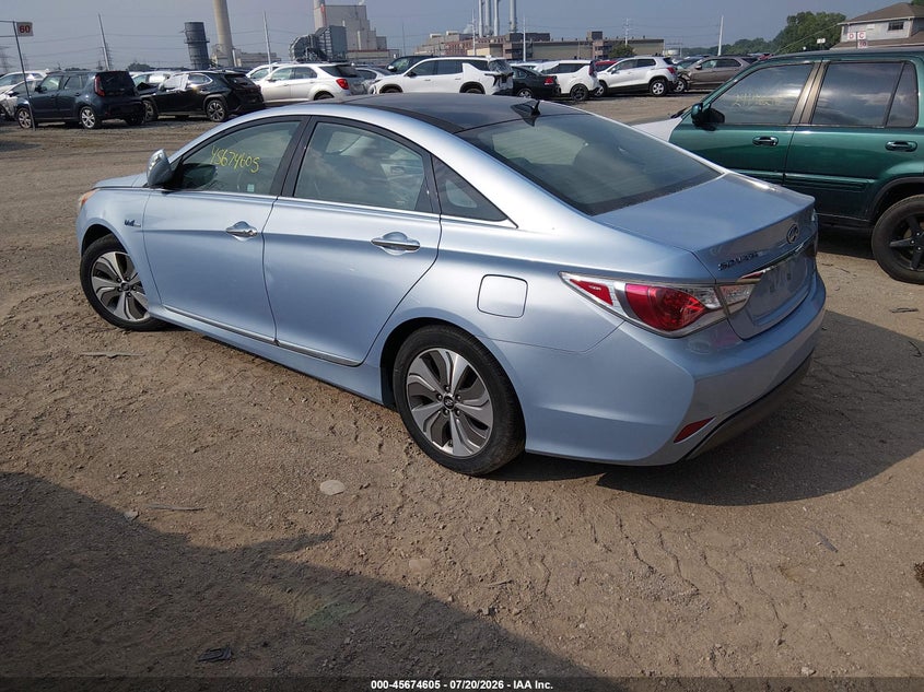 2013 Hyundai Sonata VIN KMHEC4A41DA075842 IAAI salvage auction — NORMAL WEAR, Clear (Indiana), sold $850 on 2026-07-29 (photo 3)