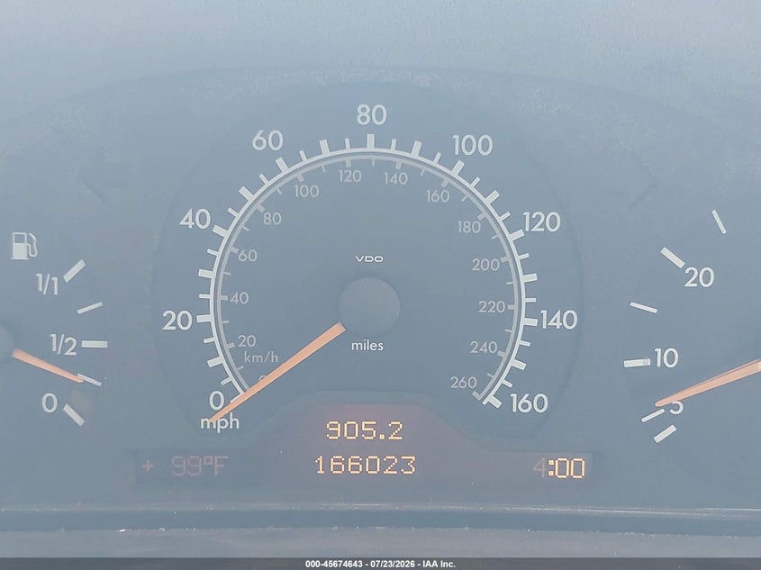 1999 Mercedes-benz E-class VIN WDBJF25H8XA771242 IAAI salvage auction — NORMAL WEAR, Clear (Florida), sold $575 on 2026-07-28 (photo 7)