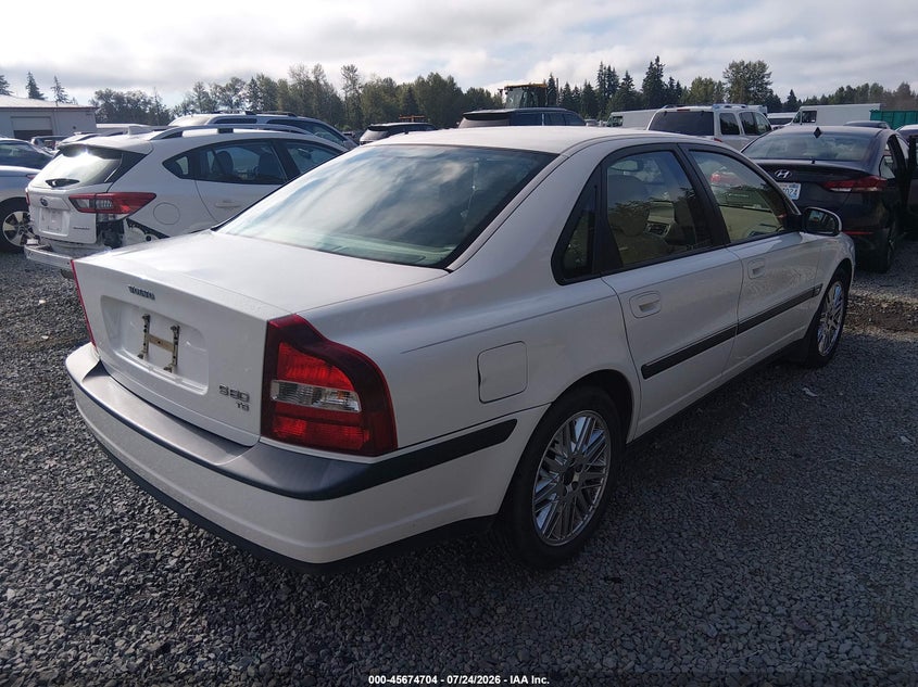 2001 Volvo S80 VIN YV1TS90D311180868 IAAI salvage auction — REAR END, Bill Of Sale (Washington), sold $725 on 2026-08-07 (photo 4)