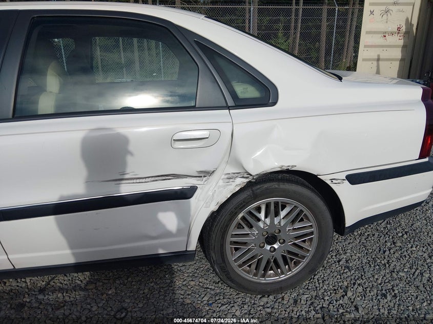 2001 Volvo S80 VIN YV1TS90D311180868 IAAI salvage auction — REAR END, Bill Of Sale (Washington), sold $725 on 2026-08-07 (photo 6)