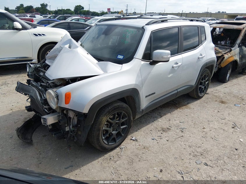 2020 Jeep Renegade VIN ZACNJABB2LPL43654 IAAI salvage auction — FRONT END, Salvage (Texas), sold $900 on 2026-09-28 (photo 2)