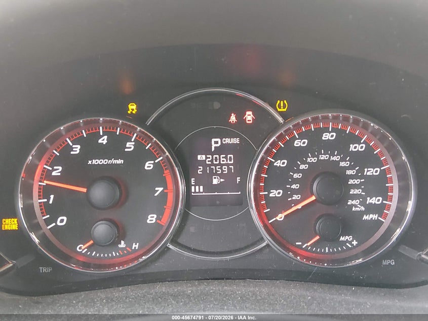 2011 Subaru Forester VIN JF2SHBGC7BH700679 IAAI salvage auction — NORMAL WEAR, Clear (North Carolina), sold $400 on 2026-07-29 (photo 7)